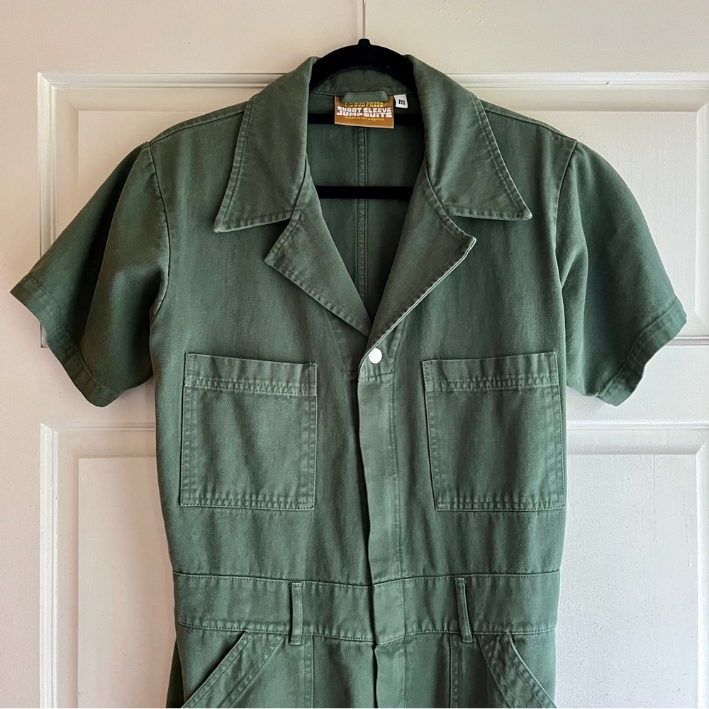 Big Bud Press dark emerald green jumpsuit! Medium